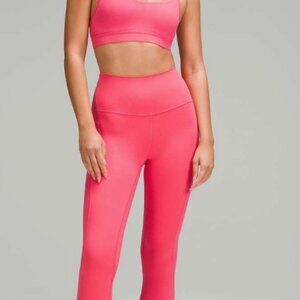 Lululemon Glaze Pink - SET - Flow-y Bra & Align High Rise Shorts (Size 4)
